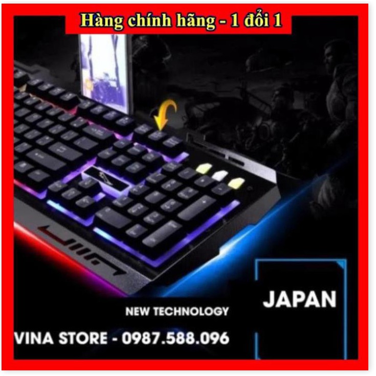 ✔️ [Top sale] -  Bàn phím giả cơ G700 siêu nhay, bàn phím chơi game, tặng kèm chuột quang