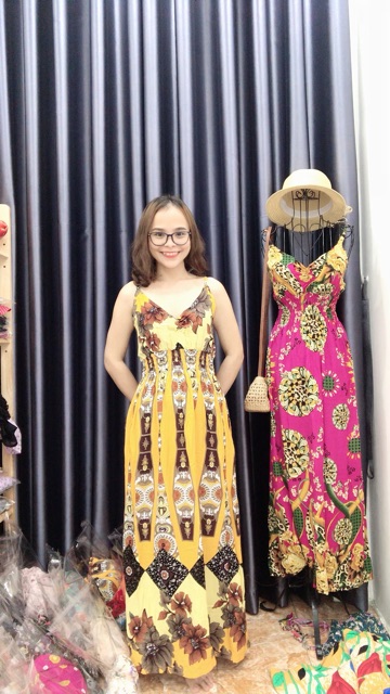 ĐẦM MAXI 2 DÂY (nhiều màu Khách đặt hàng ib shop check hàng còn-hết nhé) | BigBuy360 - bigbuy360.vn
