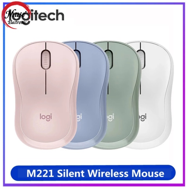 Chuột Quang Không Dây Logitech M221 Chống Ồn 1000dpi 2.4ghz 3 Nút Bấm