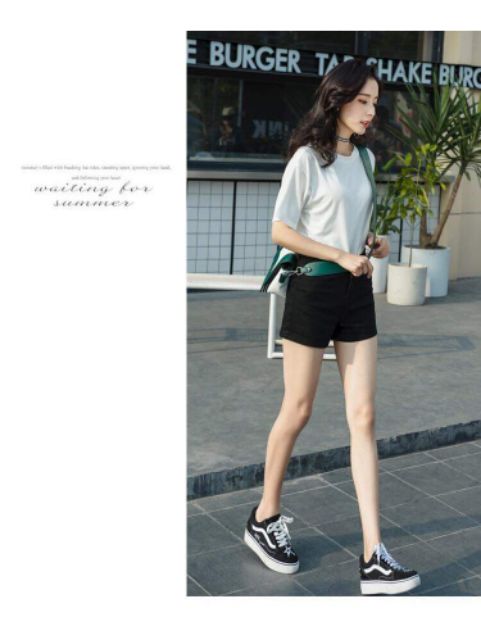 QUẦN SHORT KAKI ĐEN TRẮNG | BigBuy360 - bigbuy360.vn
