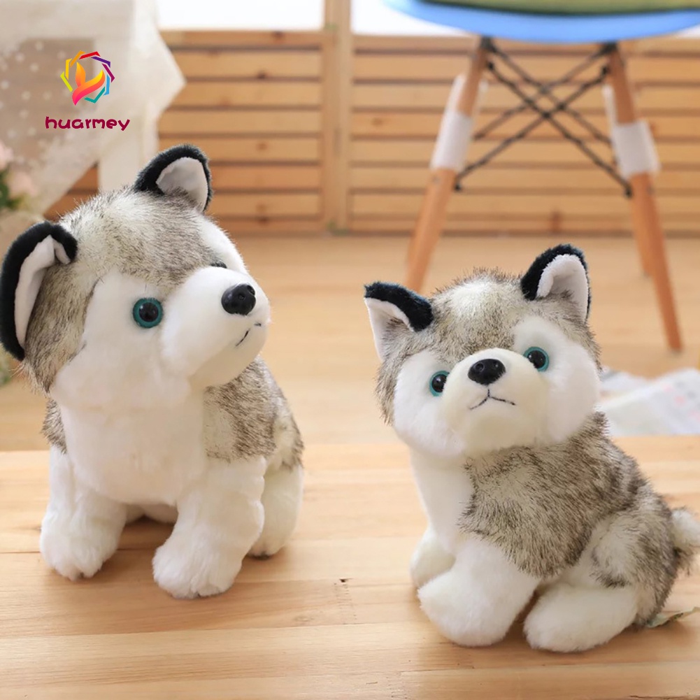 Chó Husky nhồi bông đáng yêu