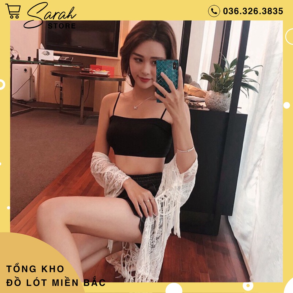 Áo Bra Su Quây Trơn 2 Dây, Có mút đệm ngực | BigBuy360 - bigbuy360.vn