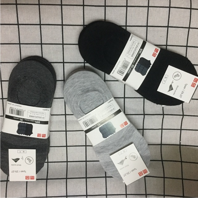Tất vớ uniqlo hài tất lười CỌC 5 ĐÔI