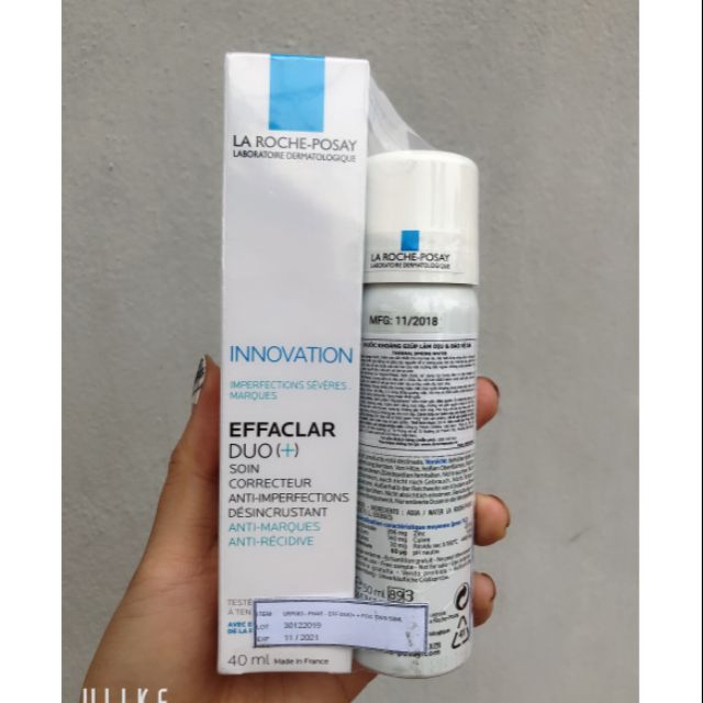 Sét Kem Dưỡng Dou+ La Roche Posay Tặng Xịt Khoáng 50ml