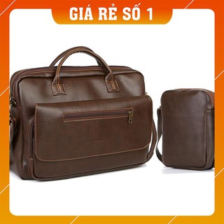 Bộ đôi túi xách công sở VÀ túi đeo chéo cao cấp HANAMA G12-S200 -Túi Da