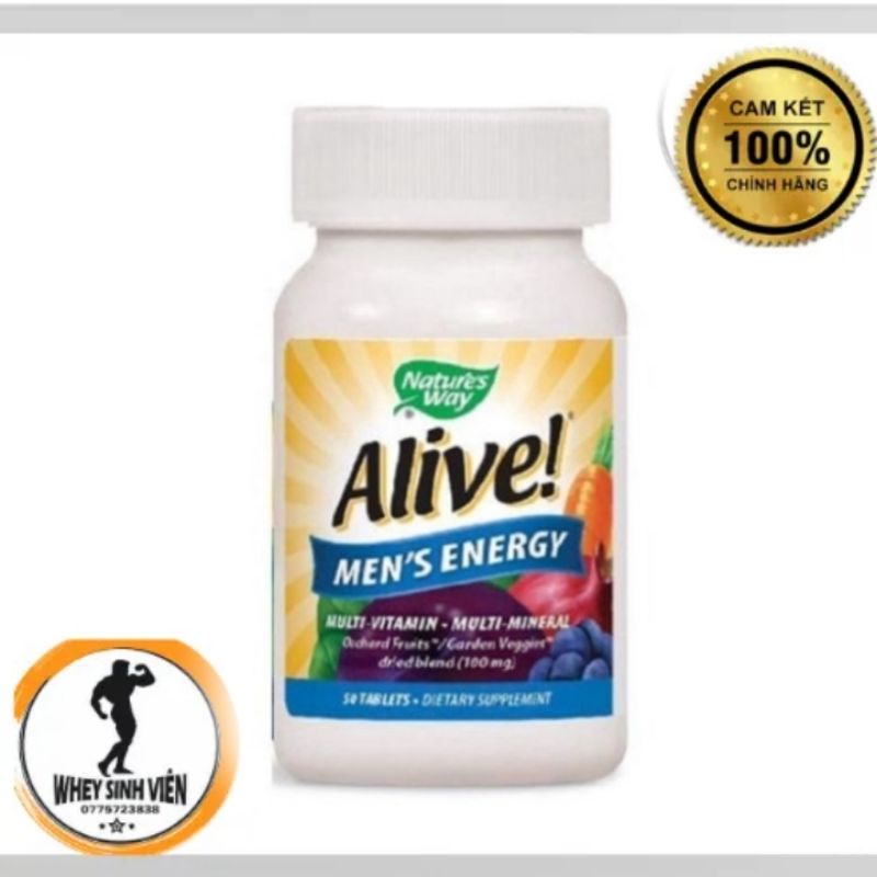 MultiVitamin Alive Men – Bổ sung đa Vitamin, khoáng chất