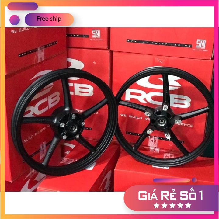 [Rẻ vô địch] VÀNH ĐÚC Mâm 5 cây RCB Ex150 - Ex155 bảng 1.6 - 1.85.(HÀNG CHÍNH HÃNG RACING BOY )
