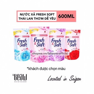  NƯỚC XẢ FRESH SOFT THÁI LAN TÚI 600ML 4 MÀU
