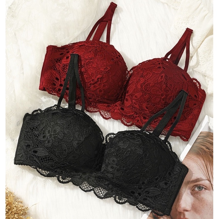Áo Lót Nữ,Áo Ngực Nữ Cup Ngang nâng ngực không gọng mềm mại thiết kế họa tiết ren hoa sexy quyến rũ-Kho Sỉ Mai Xuân
