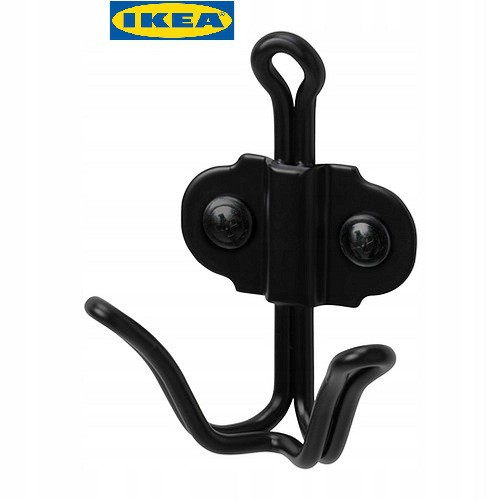 Móc đôi treo đồ màu đen SVARTSJÖN - IKEA
