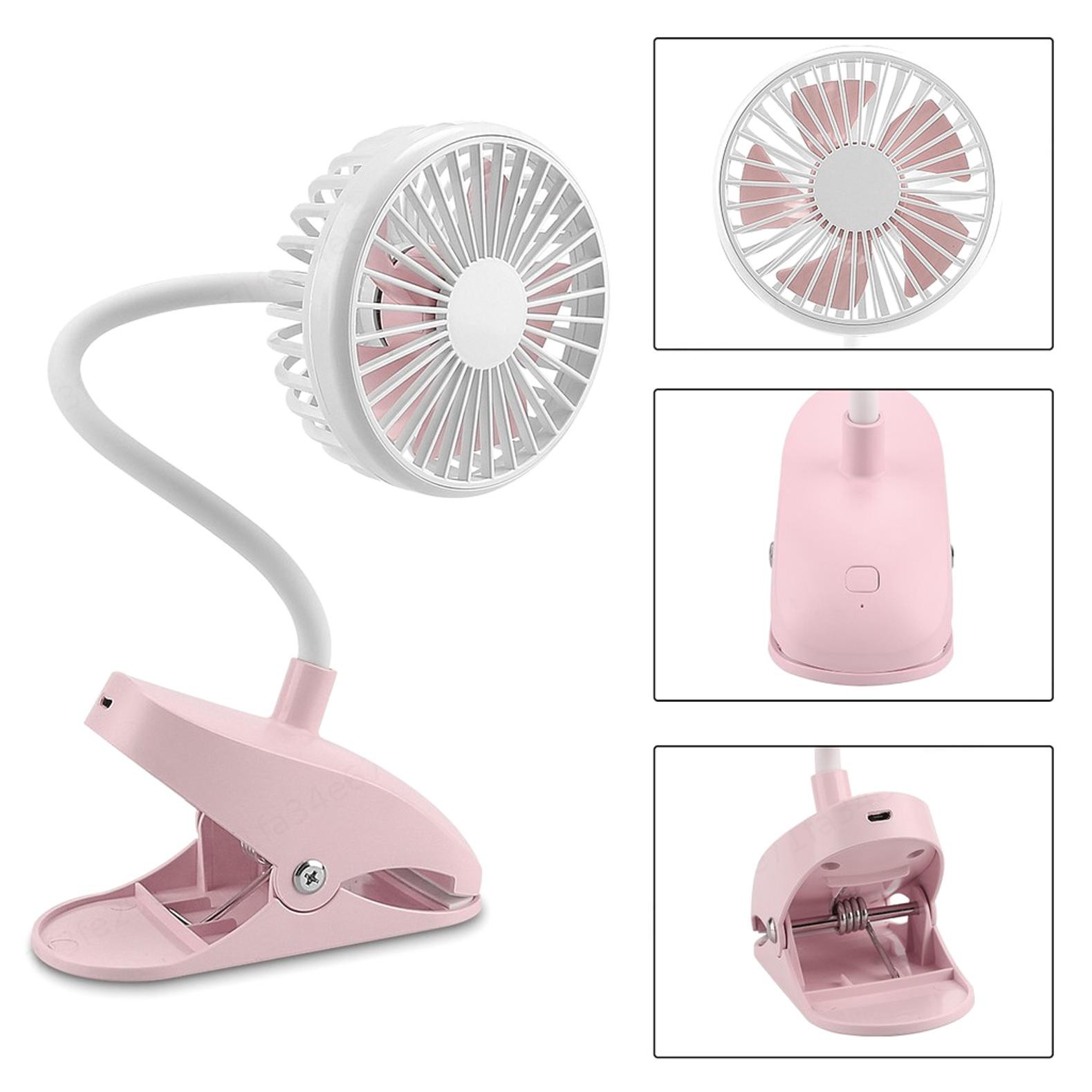 Quạt Mini Cầm Tay Có Cổng Sạc Usb