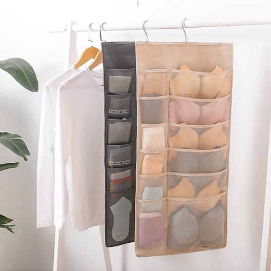 Túi Treo Đồ Lót, Bít Tất Tiện Ích 2 Mặt Nhiều Ngăn ( tuyển khách sỉ)