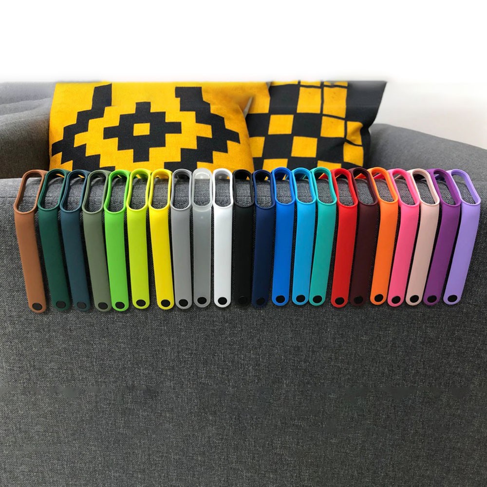 Dây cao su thay thế cho Vòng đeo tay Xiaomi Mi Band 5, không phù hợp Miband 3, Mi band 4