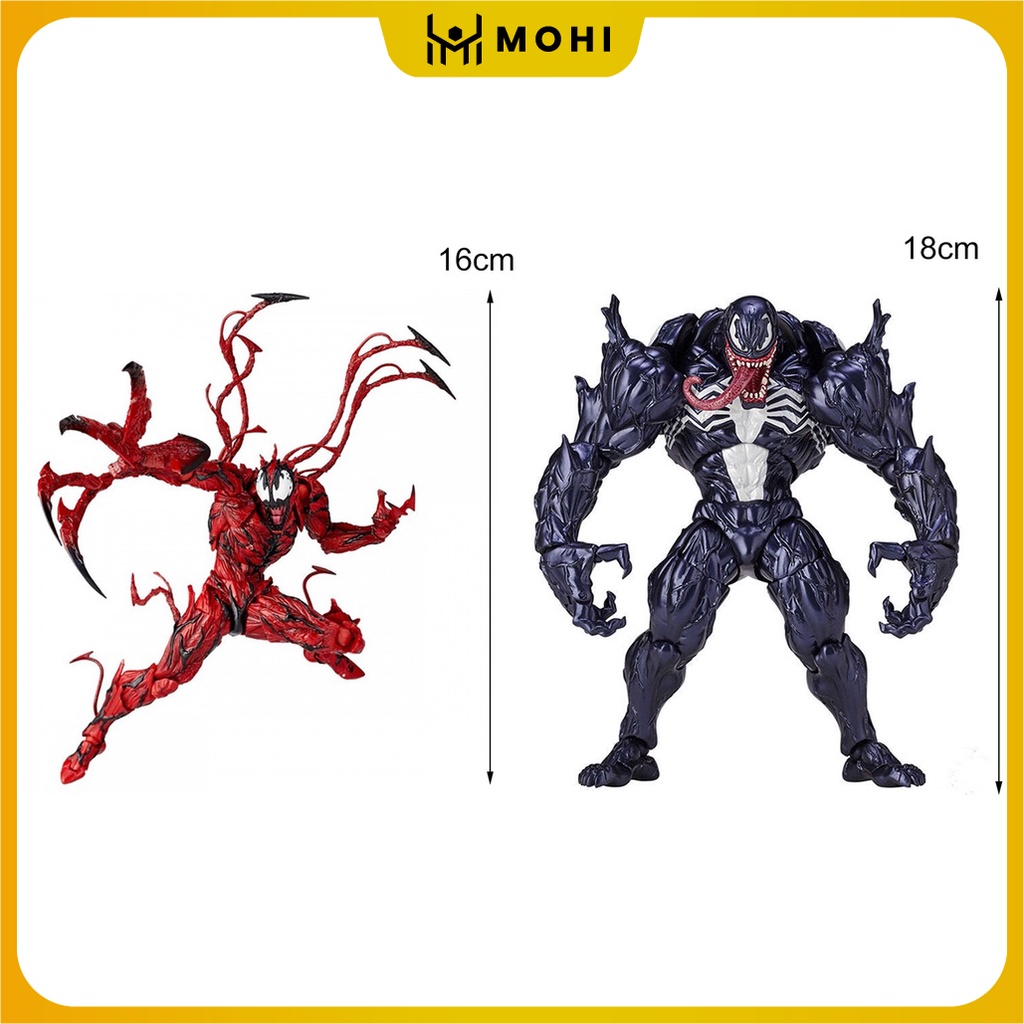 Đồ chơi mô hình Venom Carnage có khớp cử động Revoltech