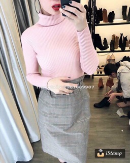 Áo len cổ lọ vnxk