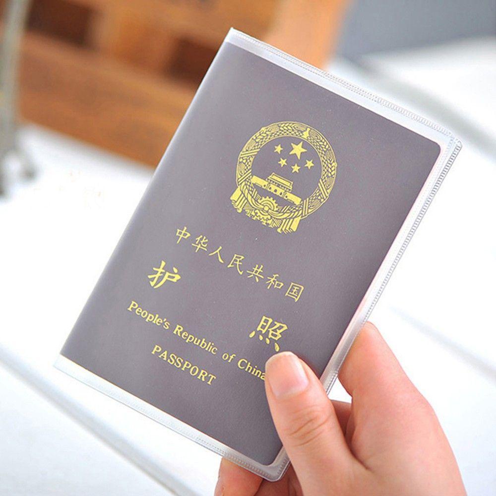 Vỏ Bọc Hộ Chiếu Bằng Nhựa PVC Chống Nước Có Giá Đỡ