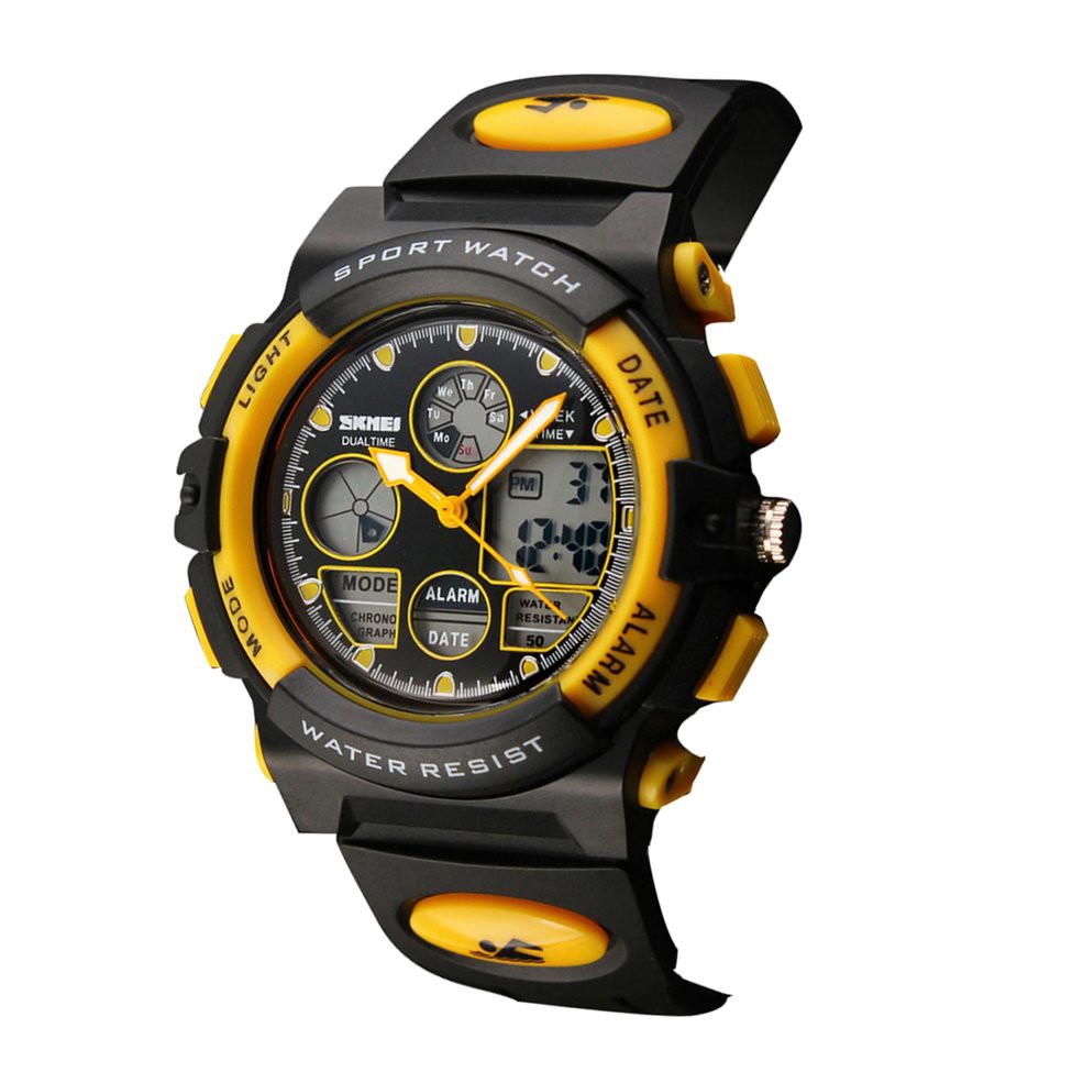 Đồng hồ đeo tay điện tử, màn hình kĩ thuật số LED, chống nước, phù hợp với trẻ em | BigBuy360 - bigbuy360.vn