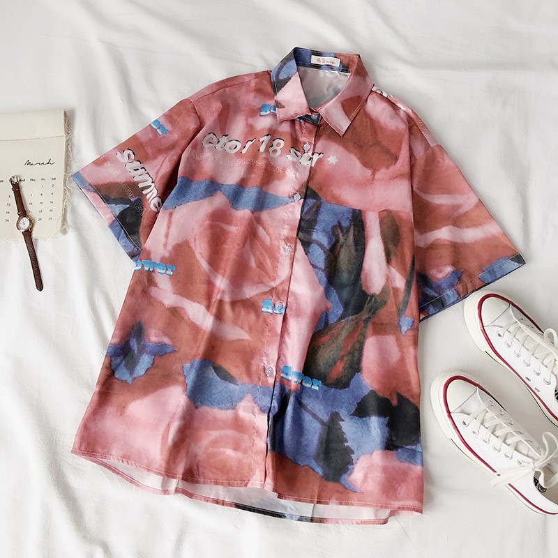 [Baywellfashion]Áo sơ mi voan ngắn tay phong cách trẻ trung sành điệu dành cho nữ | BigBuy360 - bigbuy360.vn