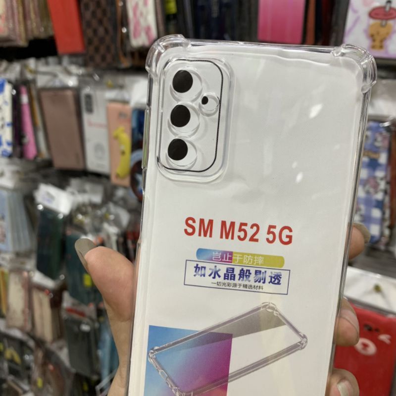 ốp lưng silicon chống sốc 4 góc samsung M52 5G bảo vệ canera