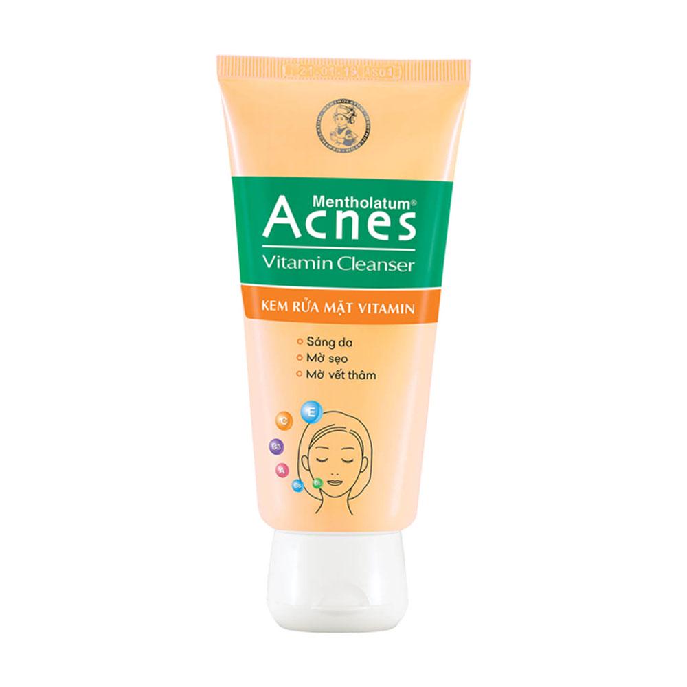 Kem rửa mặt vitamin Acnes Cleanser 100g