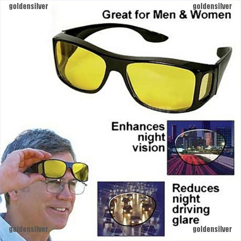 Kính Mát Lái Xe Tầm Nhìn Ban Đêm HD Unisex