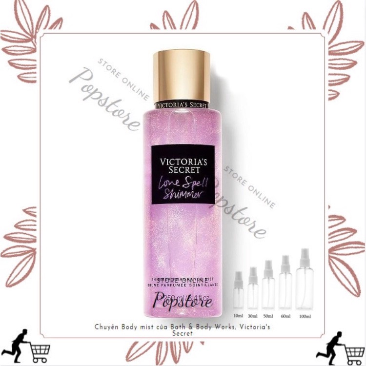 Xịt Thơm Body 𝗩𝗜𝗖𝗧𝗢𝗥𝗜𝗔'𝗦 𝗦𝗘𝗖𝗥𝗘𝗧 "Love Spell Colection"