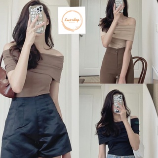 Áo trễ vai nữ bánh bèo bigsize0