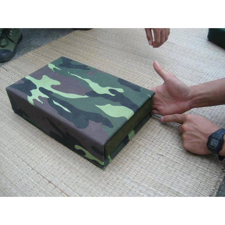 Vỏ chăn, mền màu xanh  rằn ri cao cấp