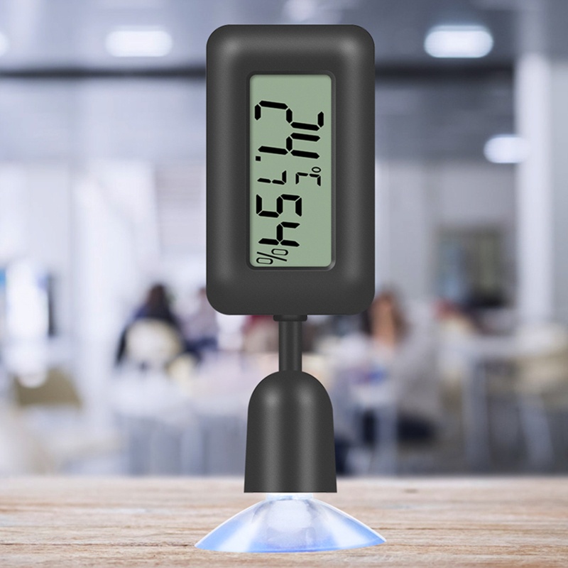 Máy Đo Độ Ẩm Kỹ Thuật Số Với Cốc Hút Cho Bể Nuôi Bò Sát