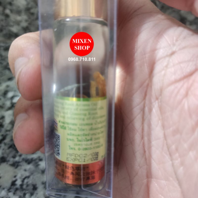 {Chính Hãng - Ảnh Thật} Dầu lăn Nhân Sâm Green Herb Oil Thái Lan 8ml