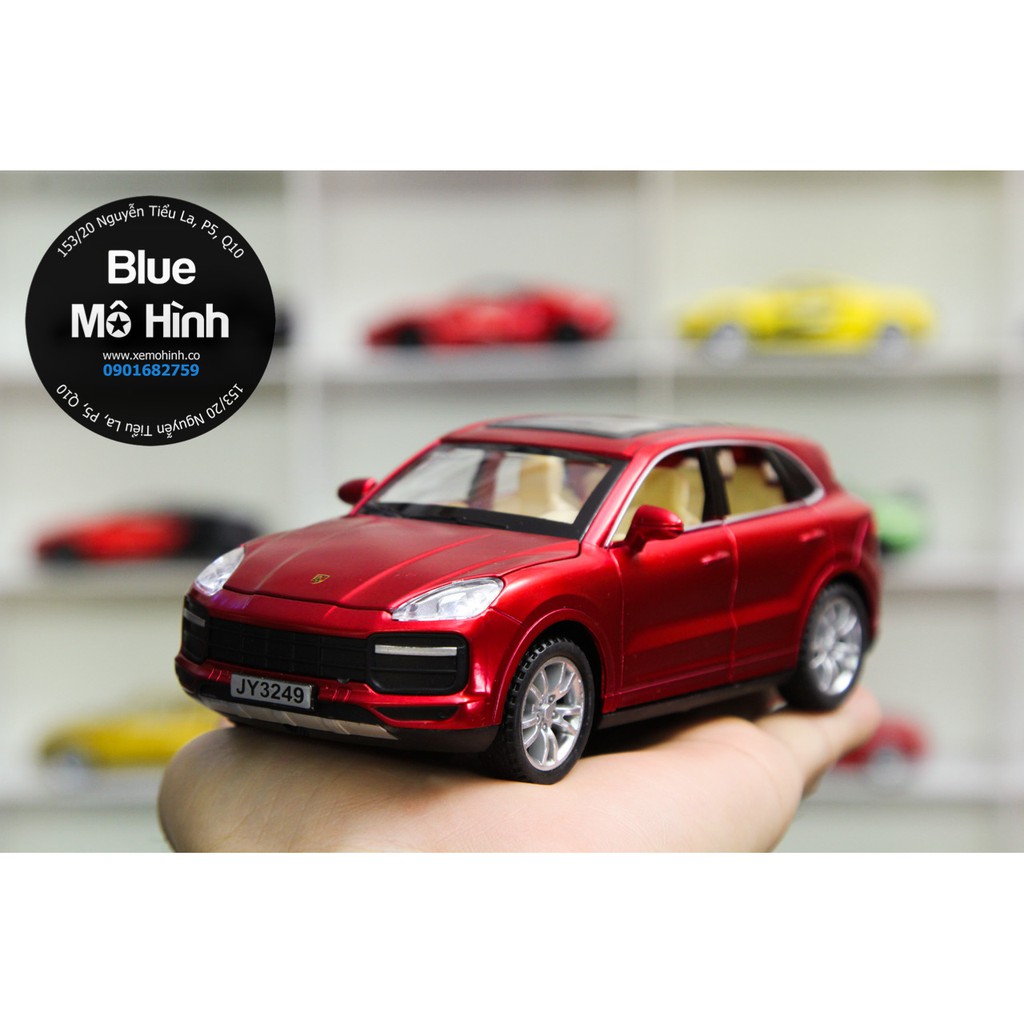 Blue mô hình | Xe mô hình Porsche Cayenne mở hết cửa 1:32