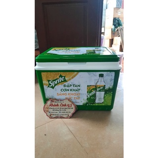 Phích đá khuyên mãi của coca-cola hình vuông 35L( N35×C38xD48cm)màu đỏ