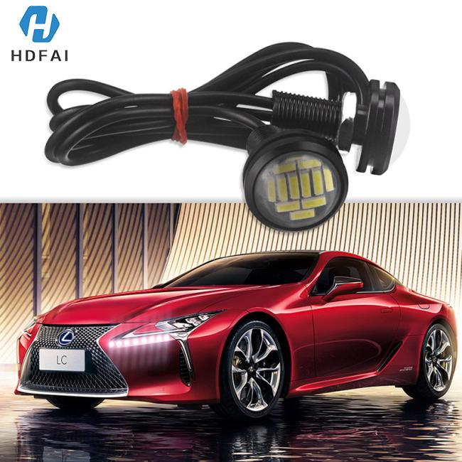 2pcs eagle eye led 4014 12smd 23mm drl daytime running waterpproof light motor car lamp