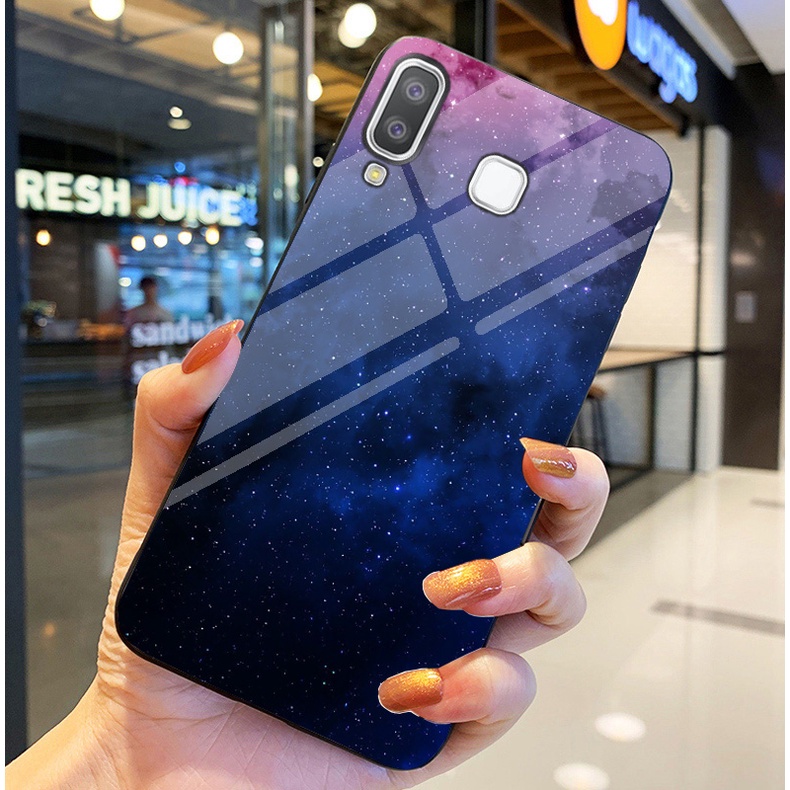 Ốp Lưng SAMSUNG GALAXY A8 STAR Ốp kính bóng cao cấp Phi Hành Gia
