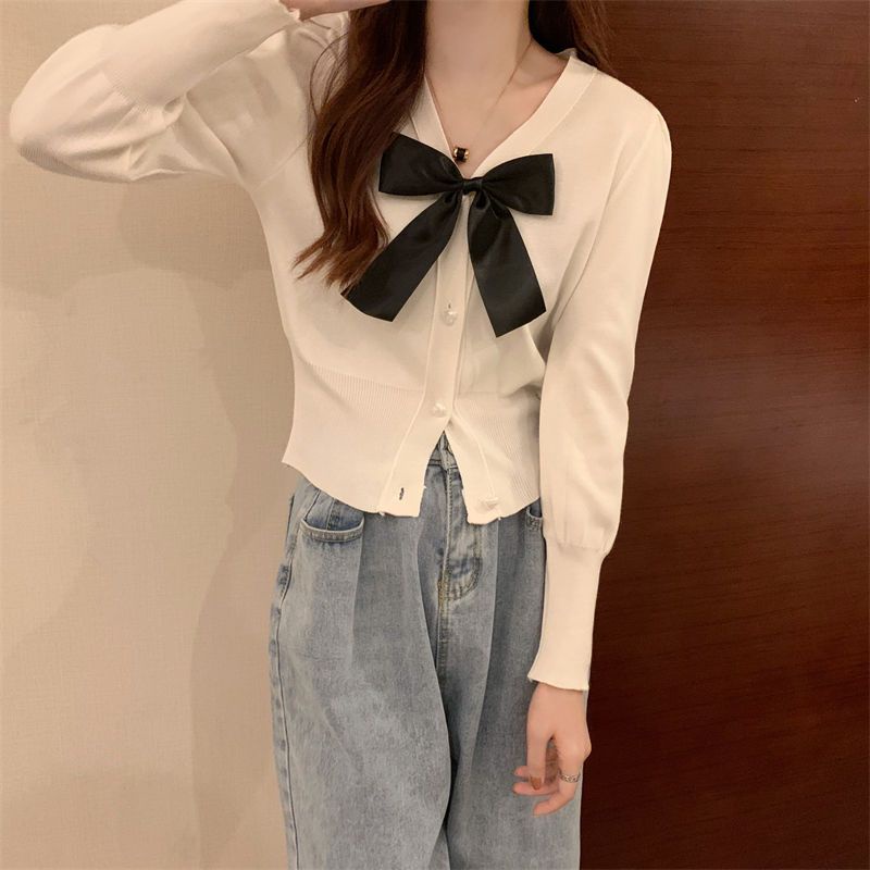 Áo Khoác Cardigan Dệt Kim Cổ Chữ V Thời Trang Cho Nữ  tao bao