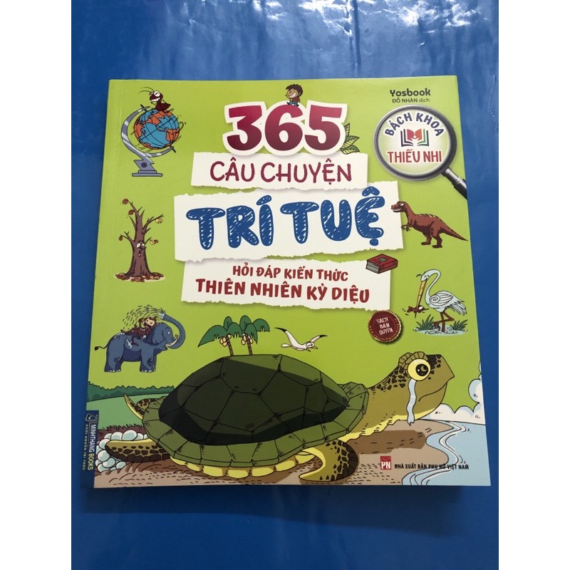 Sách - Bách khoa thiếu nhi 365 câu truyện trí tuệ hỏi đáp kiến thức thiên nhiên kỳ diệu