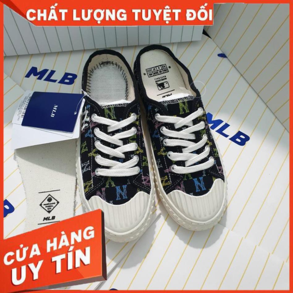 Giày Sục NY Nữ Họa Tiết, Sục 𝐌𝐋𝐁  NY đen Độn đế mới nhất 2021 | BigBuy360 - bigbuy360.vn