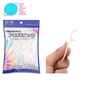 Tăm chỉ kẽ răng cao cấp Nhật Bản bịch 90 cây