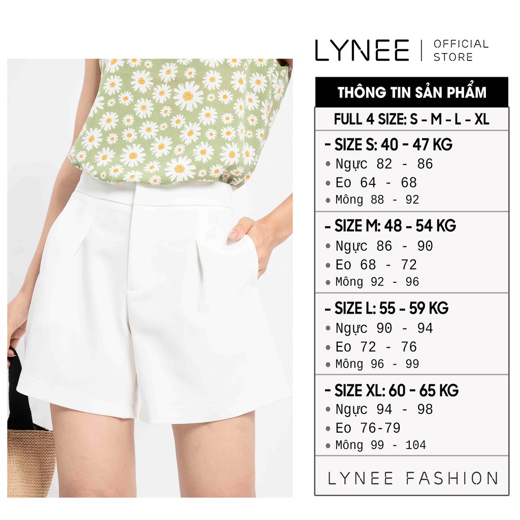 Quần short nữ túi chéo LYNEE trẻ trung năng động QN03