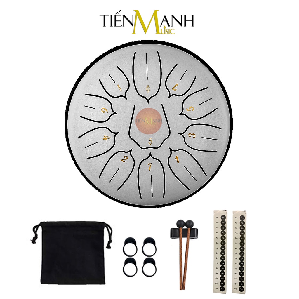 [Chính Hãng] Trống Tank Huashu 11 Tone Mini THL11 (Steel Tongue Drum THL11-6 Lưỡi Thép Không Linh)