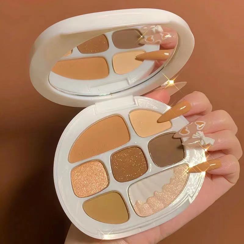 Bảng phấn mắt MAFFICK 8 màu ánh ngọc trai lấp lánh tuyệt đẹp trang điểm | BigBuy360 - bigbuy360.vn