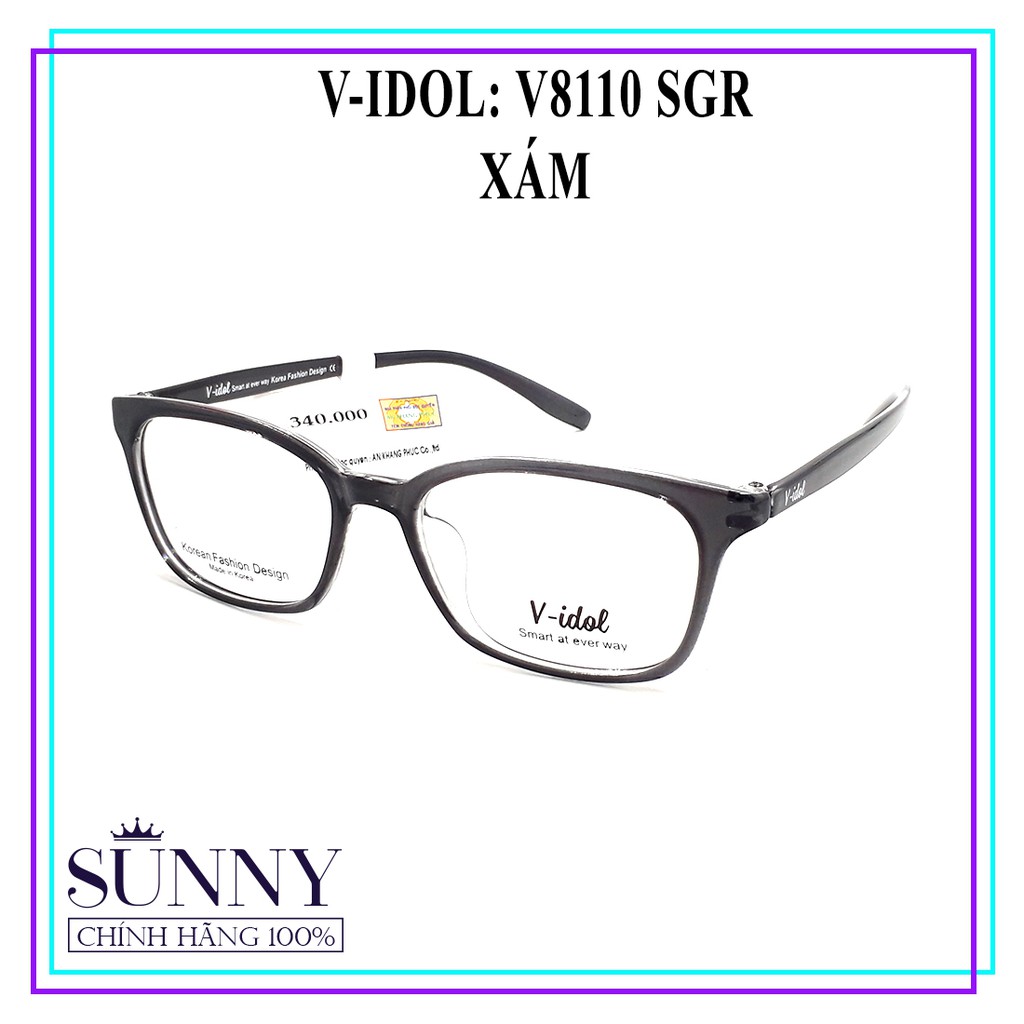 V8110 gọng kính V-idol chính hãng, thiết kế dễ đeo bảo vệ mắt