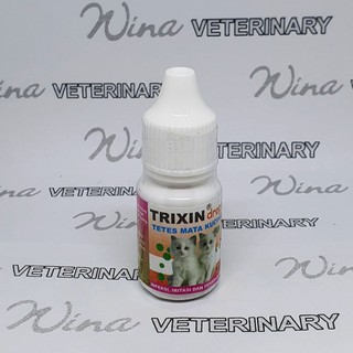 Image of TRIXIN CAT 10 ml  Obat Tetes mata Kucing Infeksi Iritasi mata merah Peradangan - Tamasindo Original