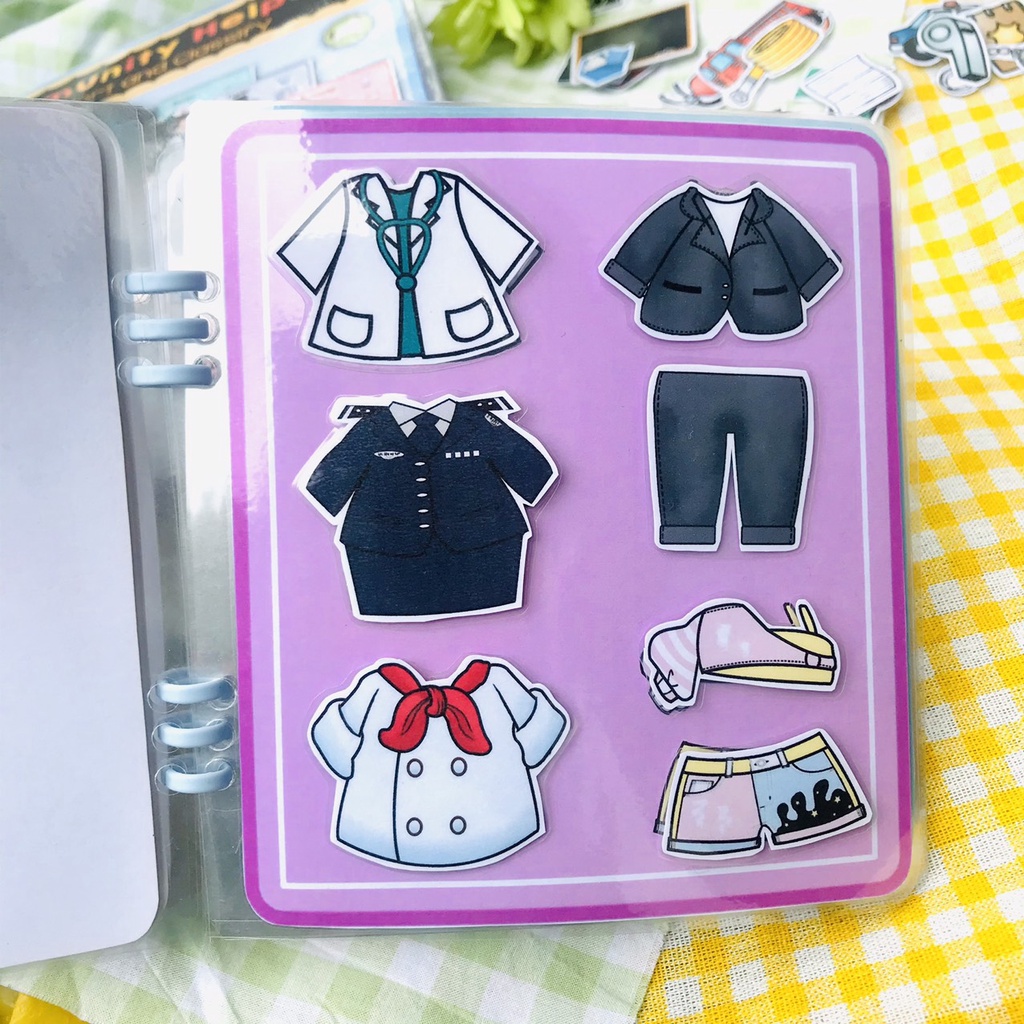 -Lol nghề nghiệp, bóc dán thay trang phục búp bê, sản phẩm tri ân khách hàng