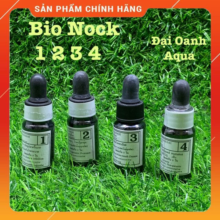 BIO KNOCK 1,2,3,4  Xuất Xứ Từ THÁI LAN Dành Cho Cá cảnh, Phụ Kiện Cá Tép Cảnh Thủy Sinh