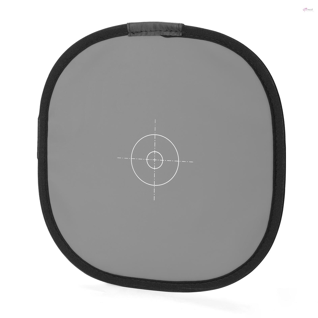 Thẻ phản xạ 300mm màu xám và trắng cân bằng hỗ trợ chụp ảnh