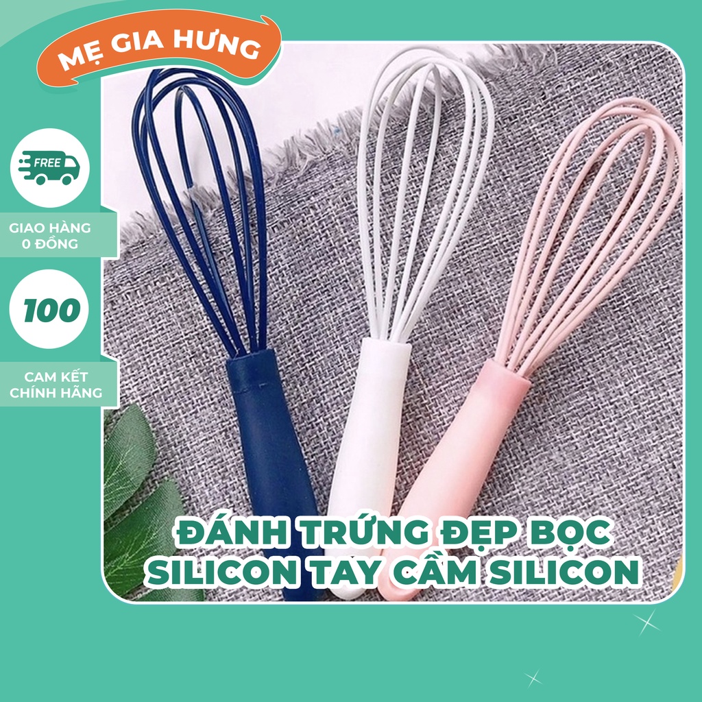 ĐÁNH TRỨNG ĐẸP BỌC SILICON,  TAY CẦM SILICON