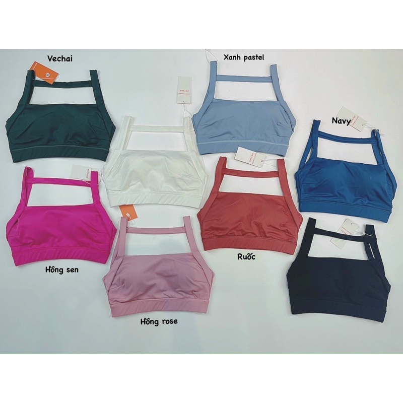 Áo Bra Cổ Vuông Hở Lưng