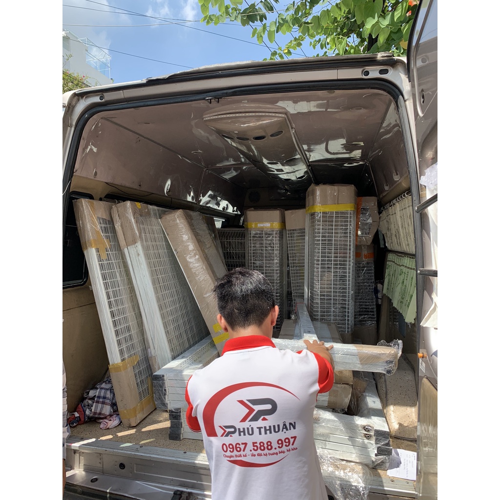 Kệ Siêu Thị Đôi  Dài 120 Rộng 70 Cao 150 x 4 Tầng