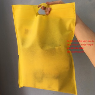 Túi vải không dệt quai lỗ hạt xoài – Túi không dệt ép nhiệt tái sử dụng thân thiện môi trường